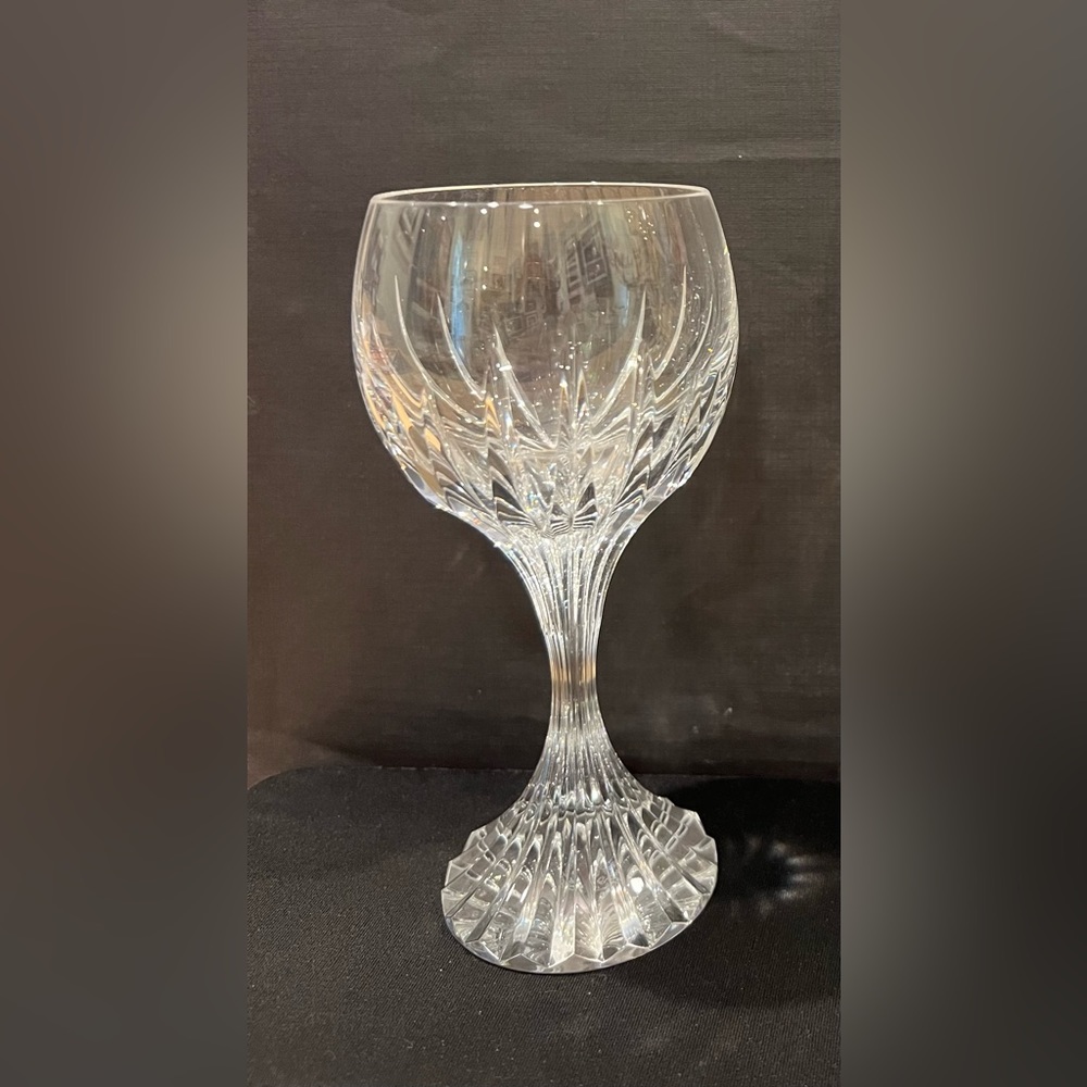 Baccarat “Massena” Crystal Wine Goblet 6”